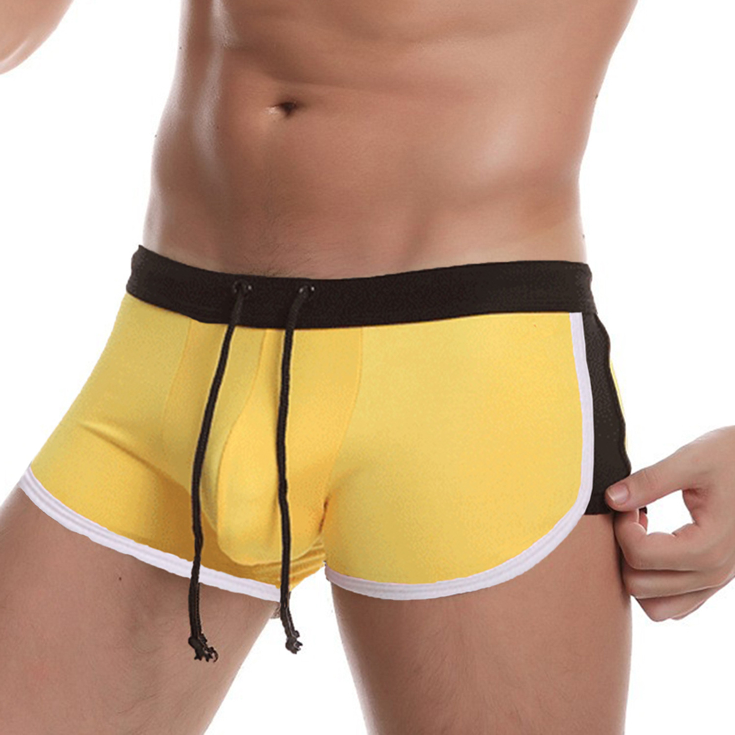 Swim Trunk Quick Dry - Мужские плавки с завязками, шорты для