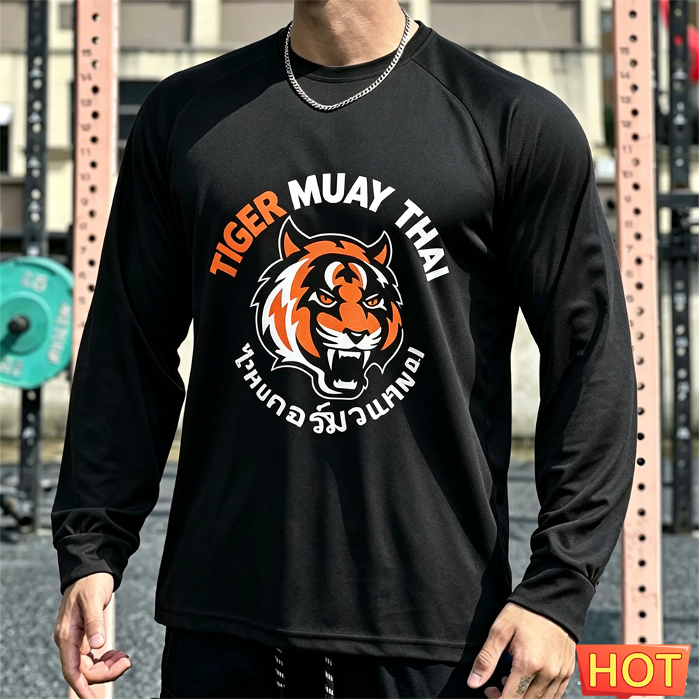 Tee Graphic Print - Мужская футболка с длинным рукавом для