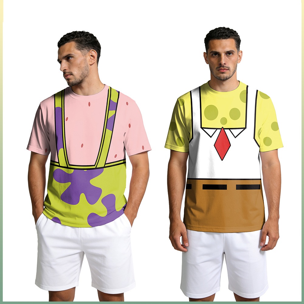 Футболка для косплея Губки Боб – обзор и цена Tee Graphic Print